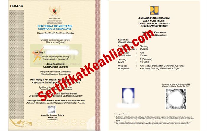 SKK Konstruksi SI161004 Ahli Muda Survei Terestris